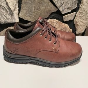 Timberland Leather Oxford Shoes Brown Youth Size 5